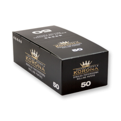 GOLDEN CROWN KORONA 50 Booklets Cigarette Rolling Papers
